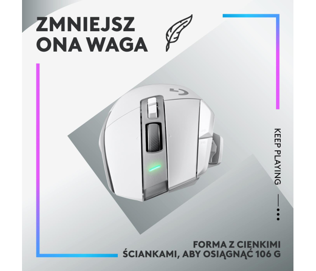LOGITECH G502 X PLUS Biała - 1066486 - zdjęcie 14